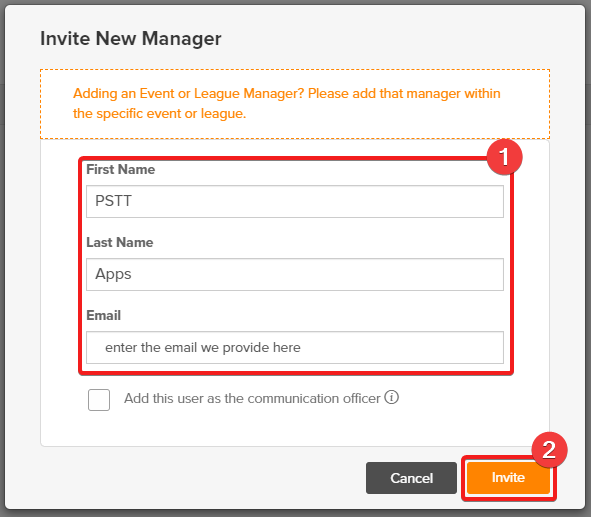 Invite Manager